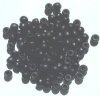 100 5x6mm Black Crow Wood Beads